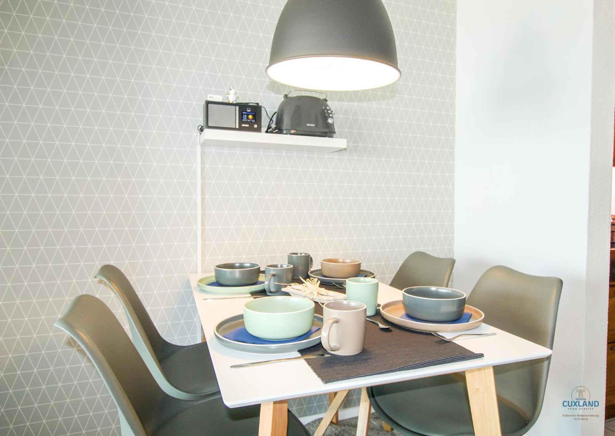 Haus Frische Brise Wohnung 7 10 Inselblick Cuxhaven Bagian luar foto